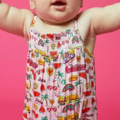 Posh Peanut Sleeveless Smocked Jumpsuit Fashion