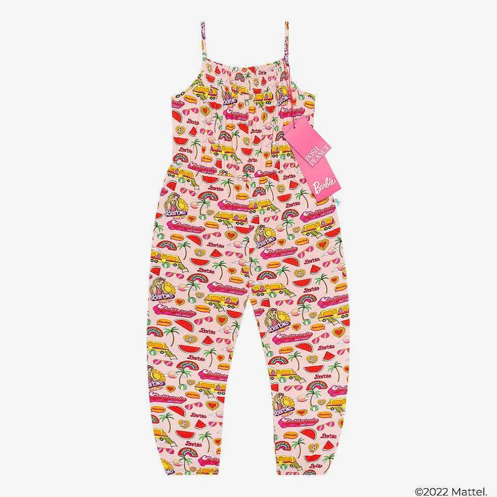 Posh Peanut Sleeveless Smocked Jumpsuit Fashion