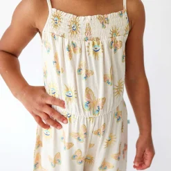 Posh Peanut Sleeveless Smocked Jumpsuit Flash Sale