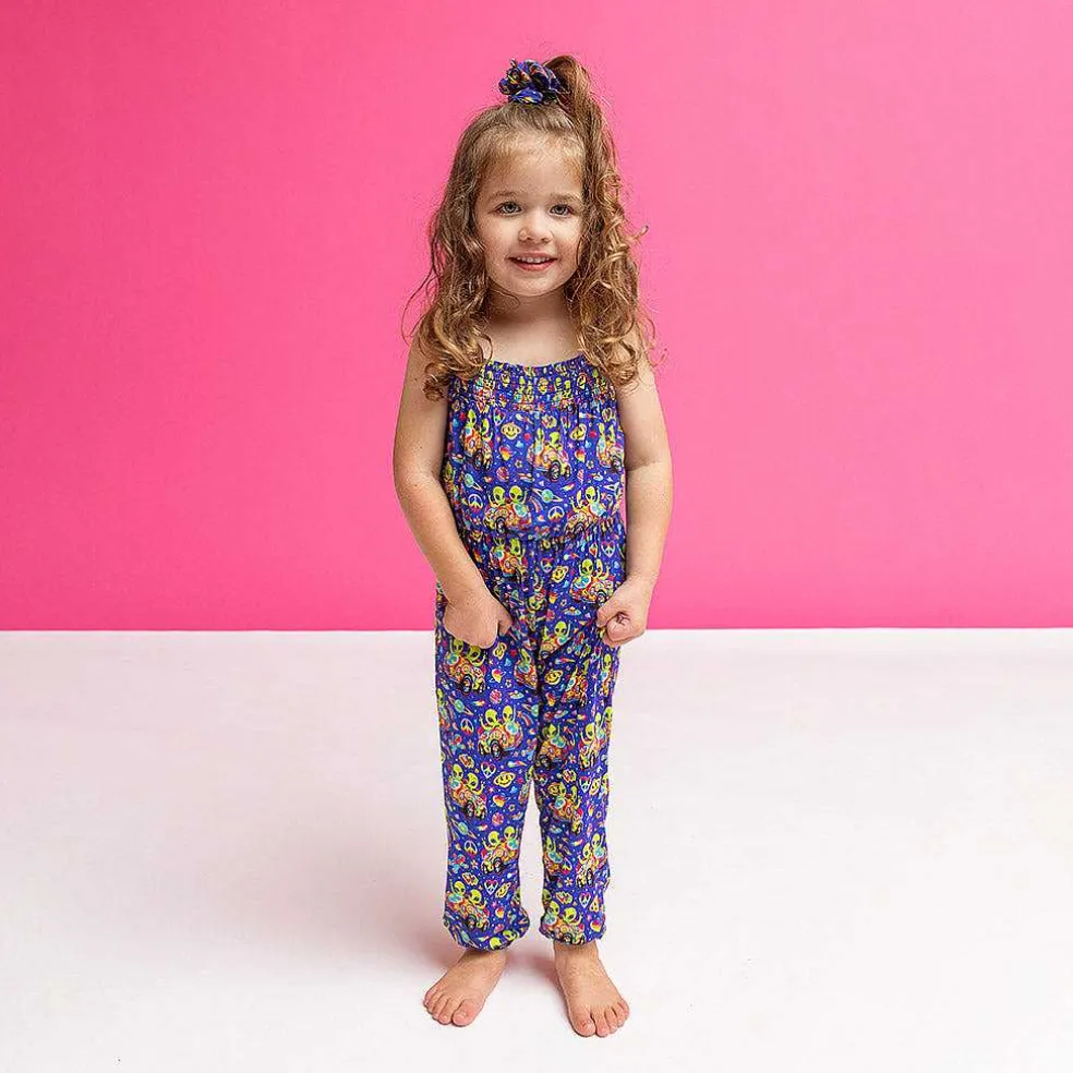 Posh Peanut Sleeveless Smocked Jumpsuit Store