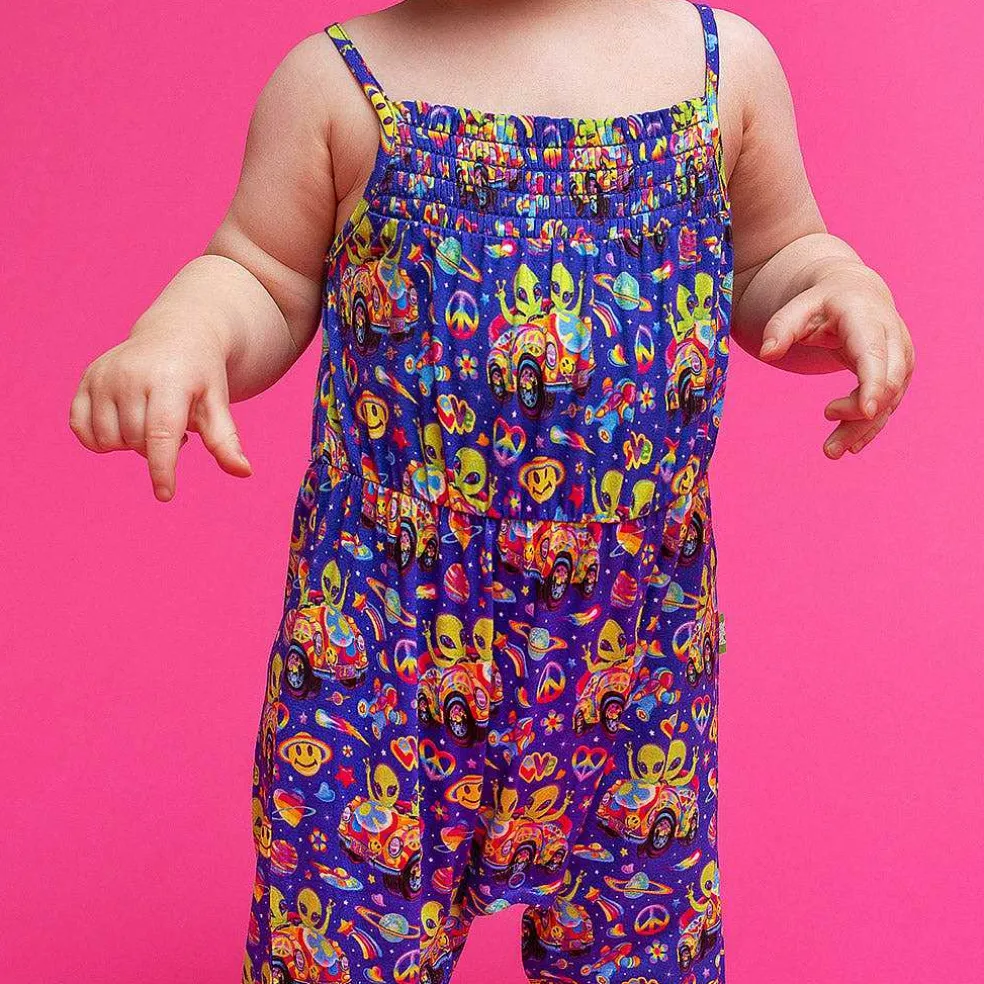 Posh Peanut Sleeveless Smocked Jumpsuit Store