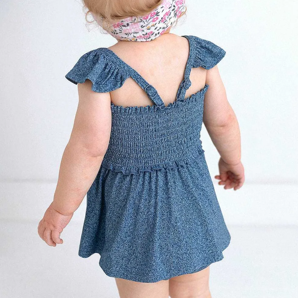 Posh Peanut Smocked Babydoll Bummie Set Best Sale