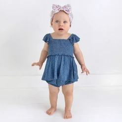 Posh Peanut Smocked Babydoll Bummie Set Best Sale