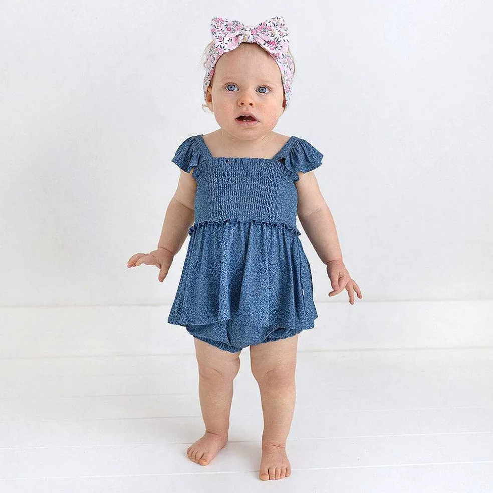 Posh Peanut Smocked Babydoll Bummie Set Best Sale