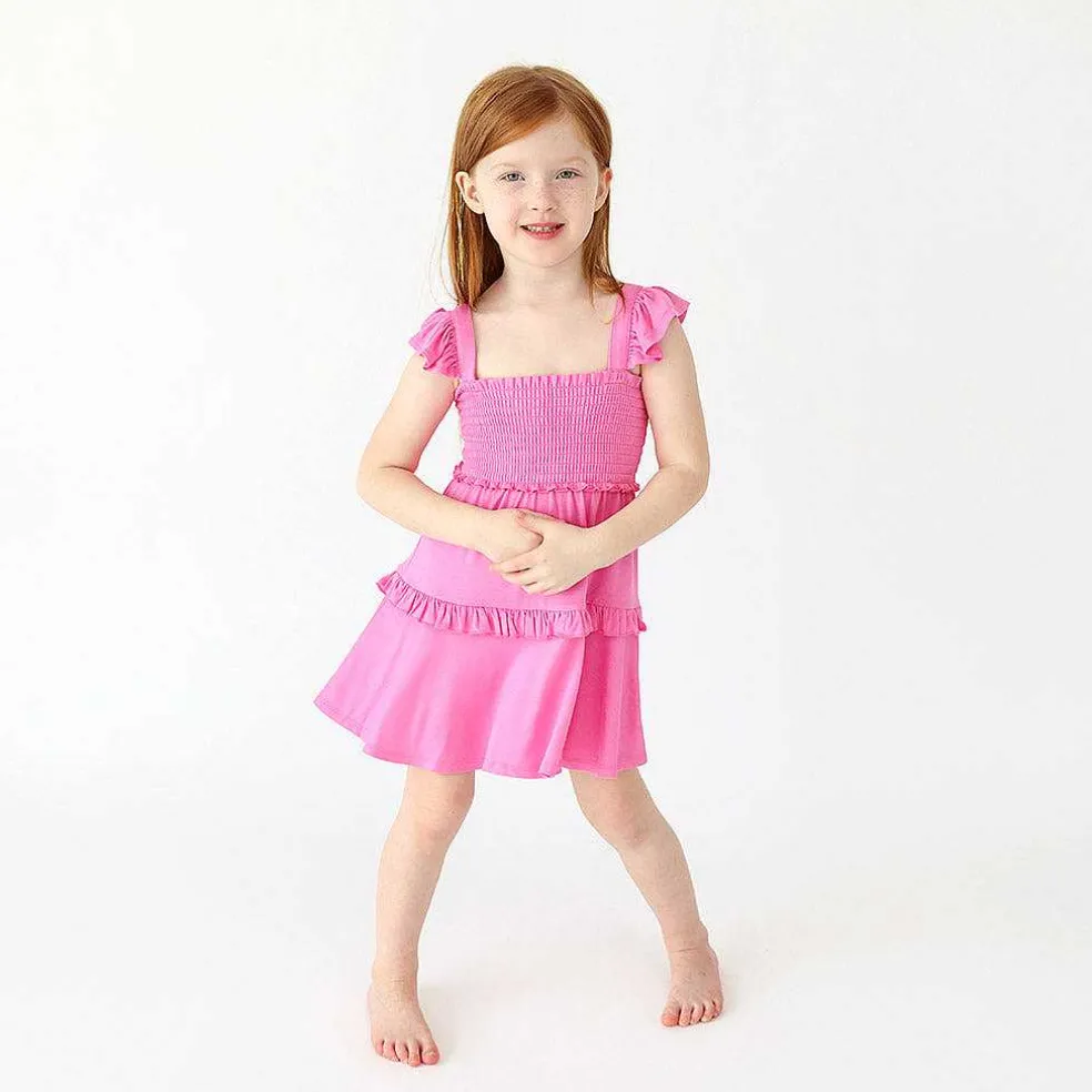 Posh Peanut Smocked Babydoll Dress Sale