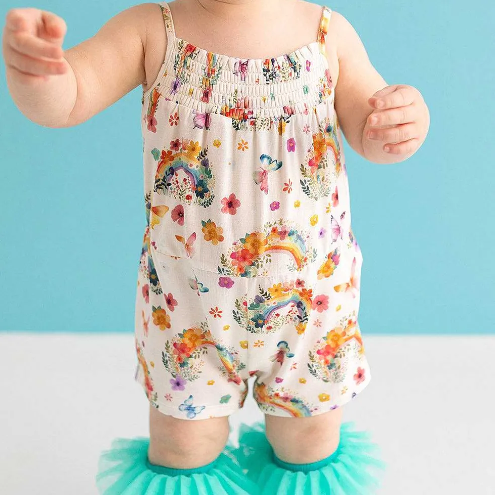 Posh Peanut Smocked Romper Sale