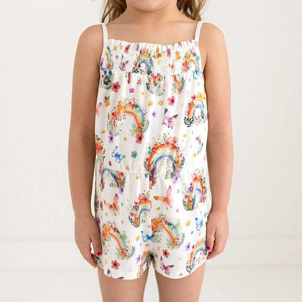 Posh Peanut Smocked Romper Sale