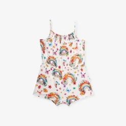 Posh Peanut Smocked Romper Sale