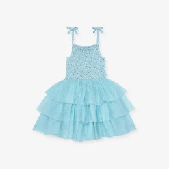 Posh Peanut Smocked Tulle Dress Outlet