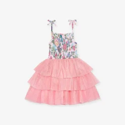 Posh Peanut Smocked Tulle Dress Clearance