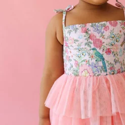 Posh Peanut Smocked Tulle Dress Clearance