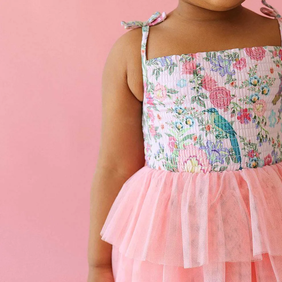 Posh Peanut Smocked Tulle Dress Clearance