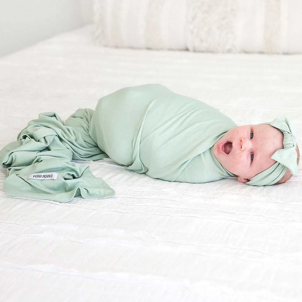 Posh Peanut Swaddle Headband Set Flash Sale