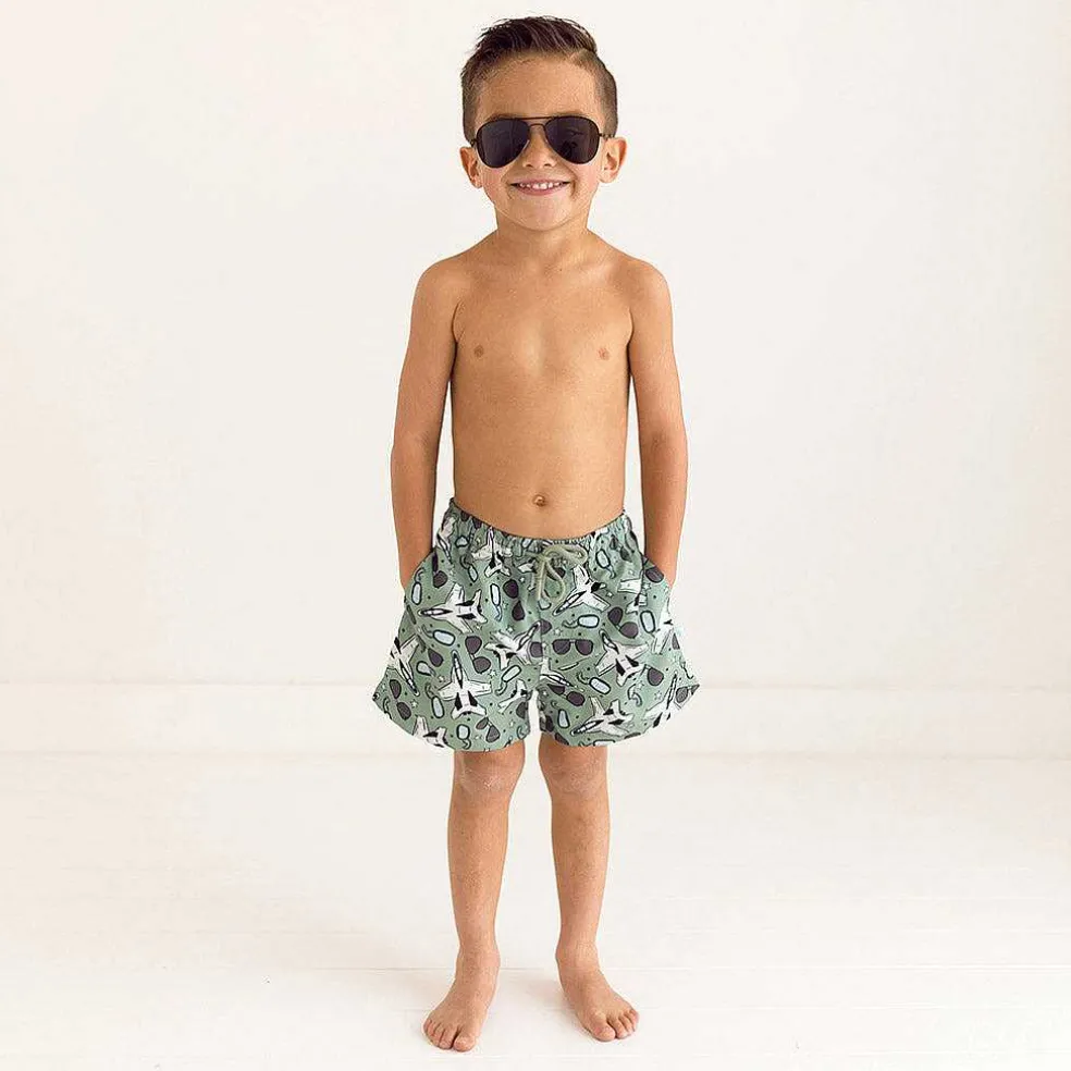 Posh Peanut Swim Trunks Cheap