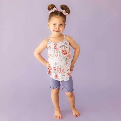 Posh Peanut Tank Ruffled Short Set Online