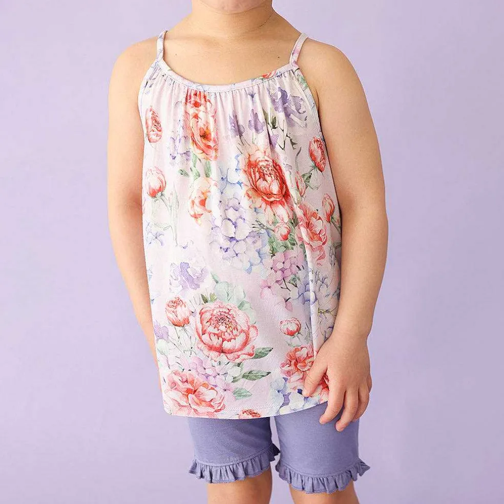 Posh Peanut Tank Ruffled Short Set Online