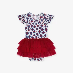 Posh Peanut Tulle Bodysuit Dress Cheap