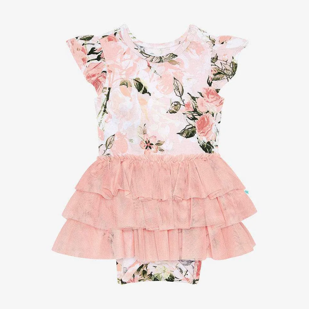 Posh Peanut Tulle Bodysuit Dress Best Sale