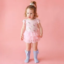 Posh Peanut Tulle Bodysuit Dress Best