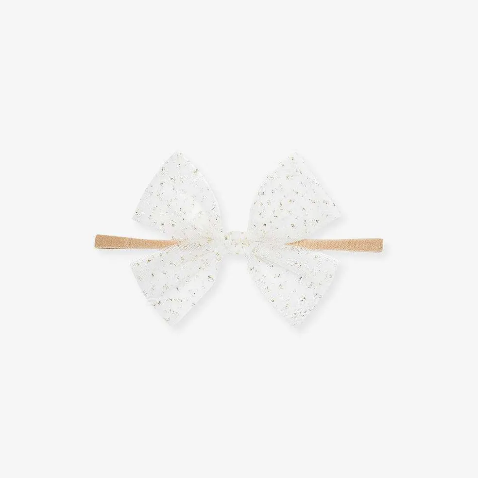 Posh Peanut Tulle Bow Nylon Headband Store
