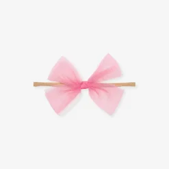 Posh Peanut Tulle Bow Nylon Headband Outlet