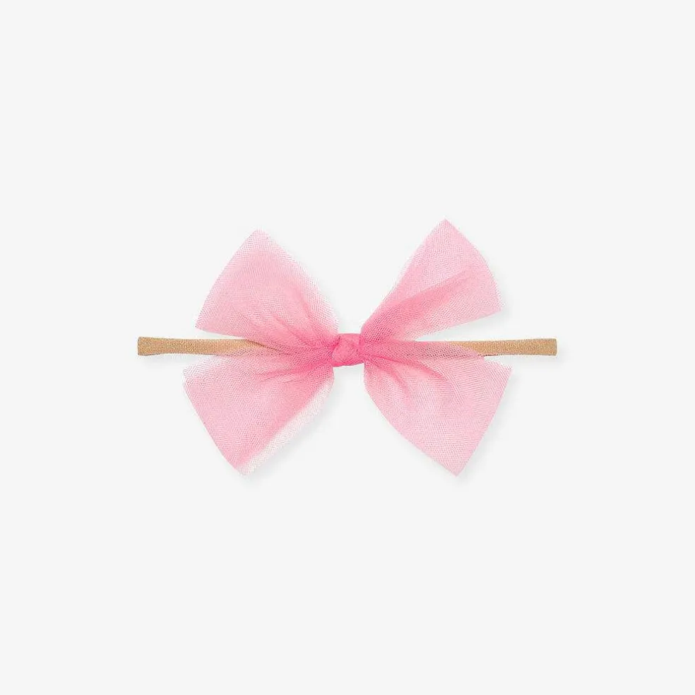 Posh Peanut Tulle Bow Nylon Headband Outlet