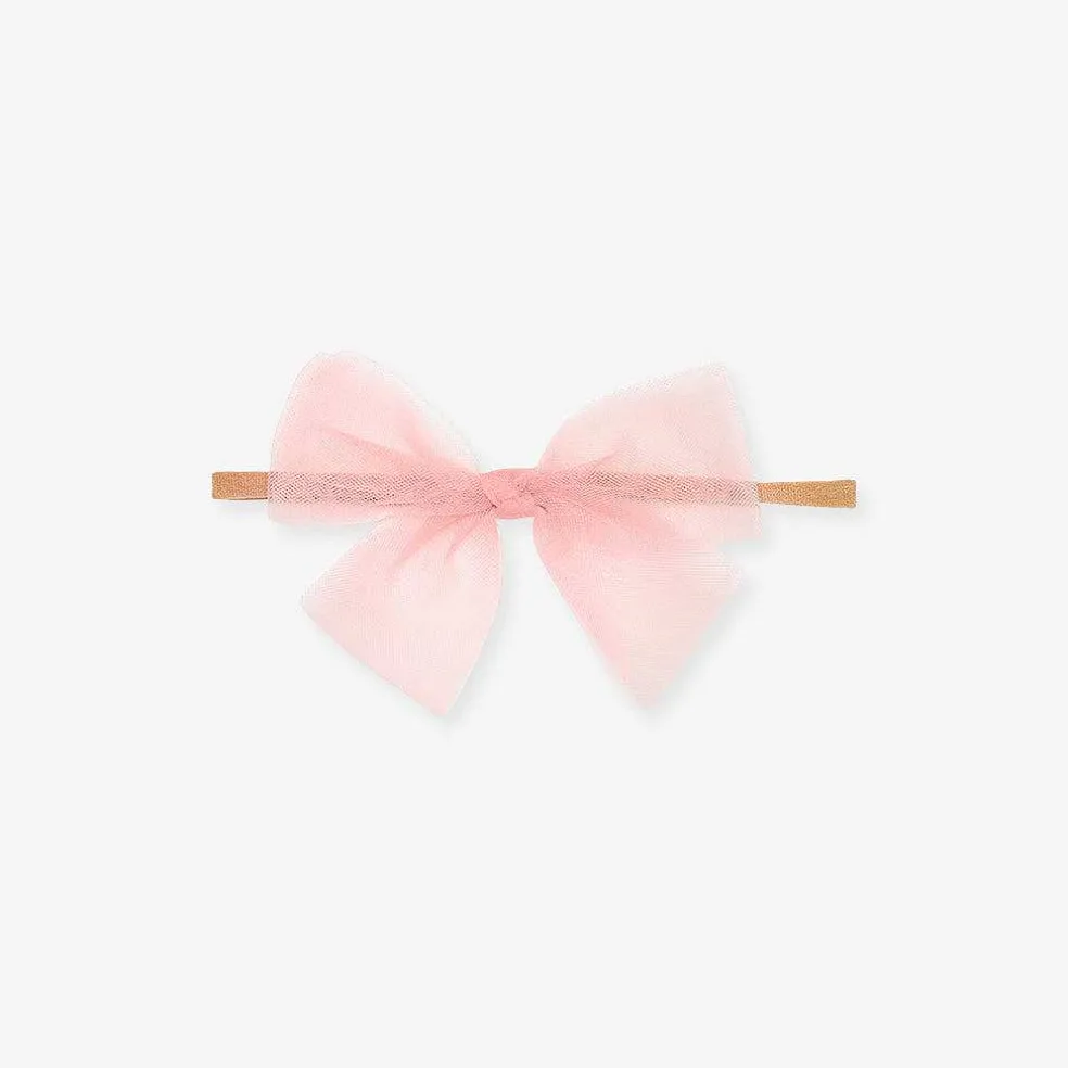 Posh Peanut Tulle Bow Nylon Headband Shop