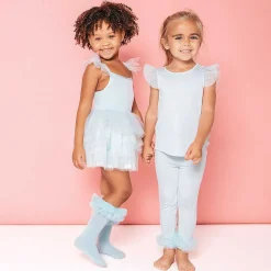 Posh Peanut Tulle Ruffle Knee High Socks Discount