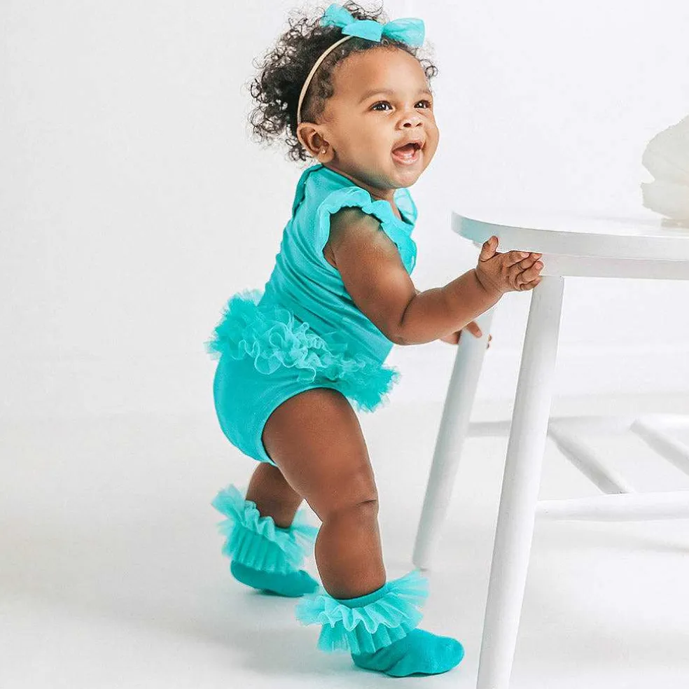 Posh Peanut Tulle Ruffle Knee High Socks Best