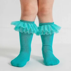 Posh Peanut Tulle Ruffle Knee High Socks Best