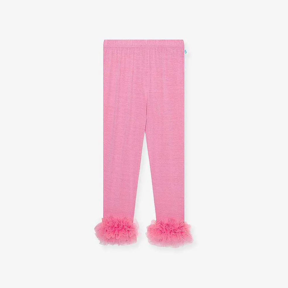 Posh Peanut Tulle Ruffled Leggings Cheap