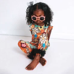 Posh Peanut Tulle Ruffled Leggings Fashion