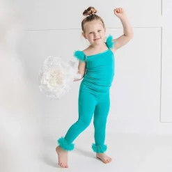 Posh Peanut Tulle Ruffled Leggings Shop