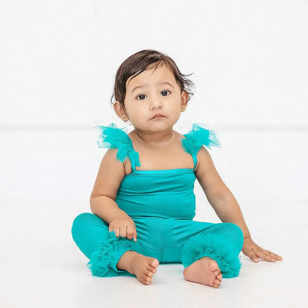 Posh Peanut Tulle Ruffled Leggings Shop
