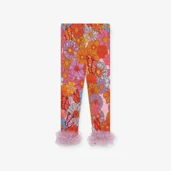 Posh Peanut Tulle Ruffled Leggings New