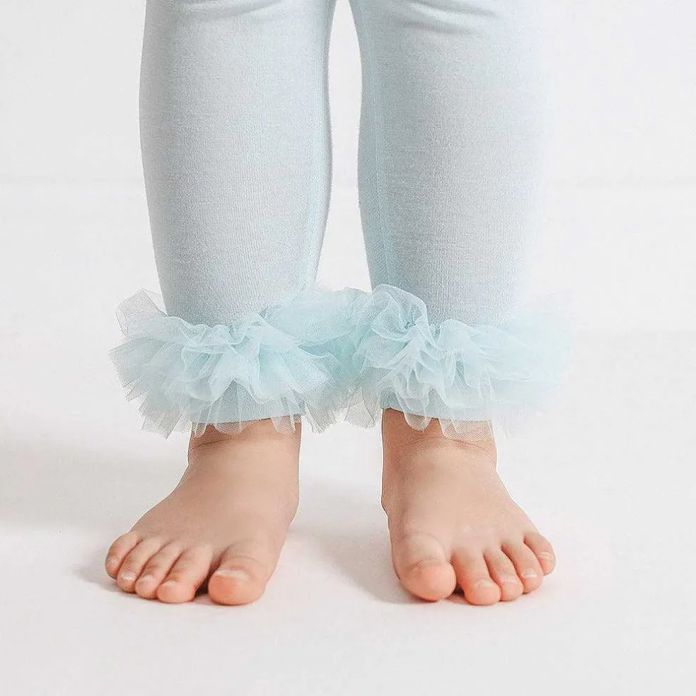 Posh Peanut Tulle Ruffled Leggings Cheap