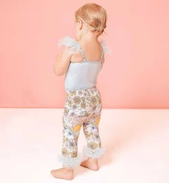 Posh Peanut Tulle Ruffled Leggings Online