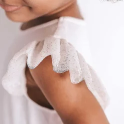 Posh Peanut Tulle Sleeve Shirt Fashion