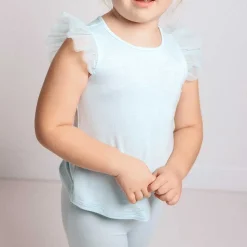Posh Peanut Tulle Sleeve Shirt Store