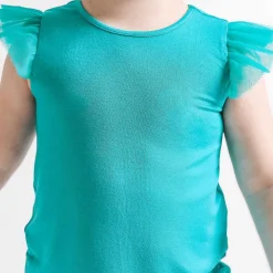 Posh Peanut Tulle Sleeve Shirt Discount
