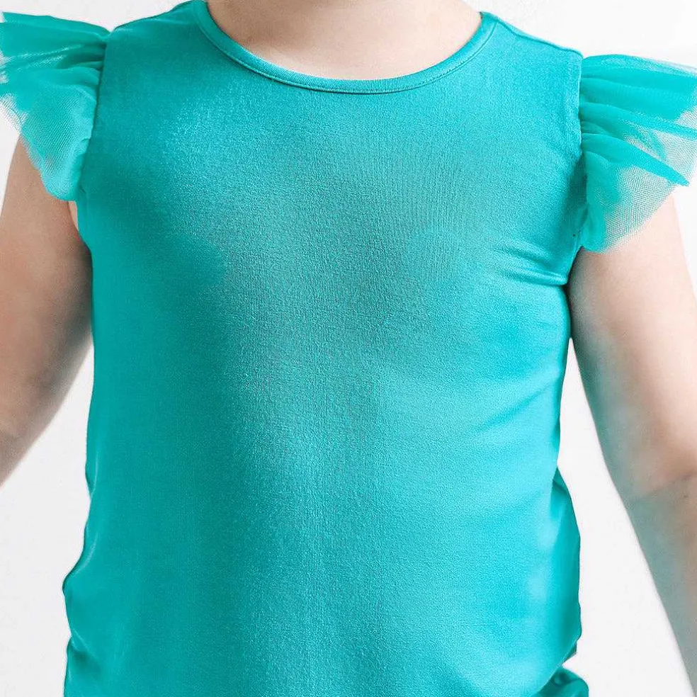 Posh Peanut Tulle Sleeve Shirt Discount