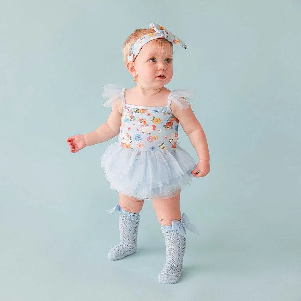 Posh Peanut Tulle Smocked Bodysuit Dress Flash Sale