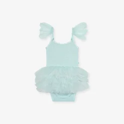 Posh Peanut Tulle Smocked Bodysuit Dress Flash Sale
