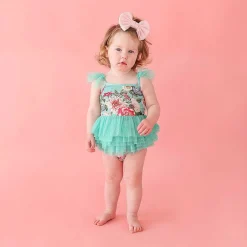 Posh Peanut Tulle Smocked Bodysuit Dress Flash Sale