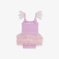 Posh Peanut Tulle Smocked Bodysuit Dress Shop