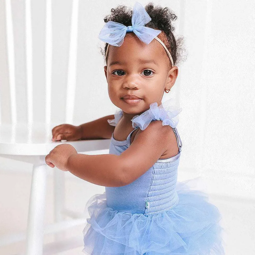 Posh Peanut Tulle Smocked Bodysuit Dress Store
