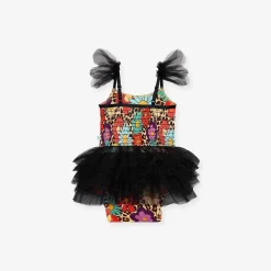 Posh Peanut Tulle Smocked Bodysuit Dress Best
