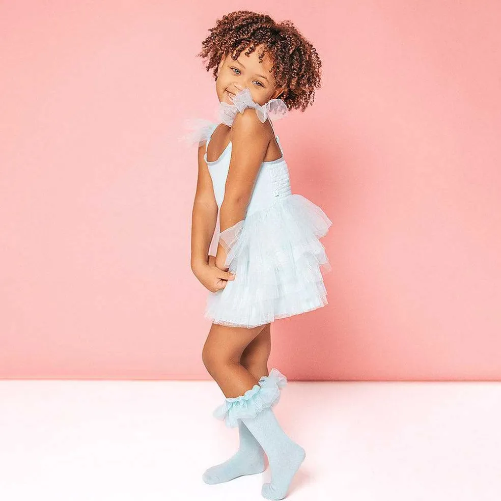 Posh Peanut Tulle Smocked Dress Cheap