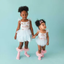 Posh Peanut Tulle Smocked Dress Flash Sale