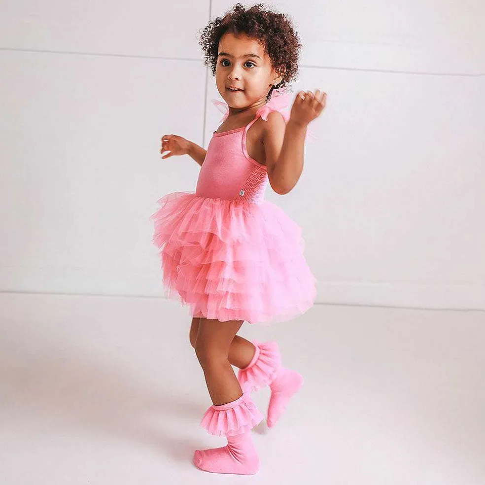 Posh Peanut Tulle Smocked Dress Cheap